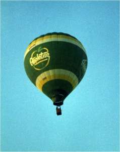 G-BKDK hot air balloon, a Thunder AX7-77Z, added to the archive 7 September 2026. Photograph by Balloon Spotters Archive