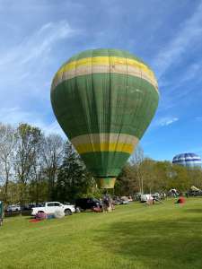 G-BKDK hot air balloon, a Thunder AX7-77Z, added to the archive 14 September 2026. Photograph by Cera168_