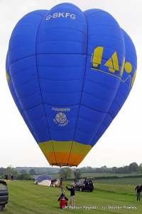G-BKFG hot air balloon, a Thunder AX3 Maxi SKY Chariot. Photograph by Mel Kirby