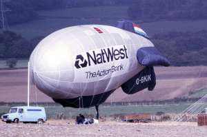 G-BKIK hot air balloon, a Cameron DG-19. Photograph by Nick Weight