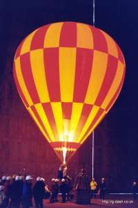 G-BKIU hot air balloon, a Colt 17A. Photograph by Mike Clarke