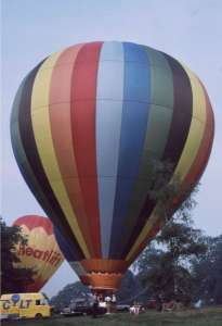 G-BKJA hot air balloon, a Colt 160A. Photograph by Keith Sowter