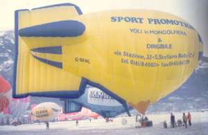 G-BKNL hot air balloon, a Cameron D-96. Photograph by Balloon Spotters Archive