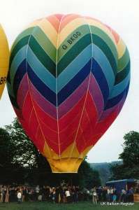 G-BKOO hot air balloon, a THE Balloon Works Firefly 7B. Photograph by Mark Duffy