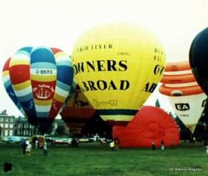 G-BKRJ hot air balloon, a Colt 105A. Photograph by Mel Kirby