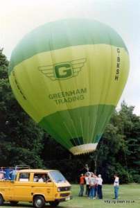 G-BKSH hot air balloon, a Colt 21A. Photograph by G Duke