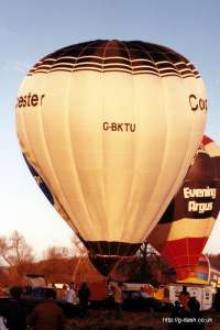 G-BKTU hot air balloon, a Colt 56A. Photograph by Mike Clarke