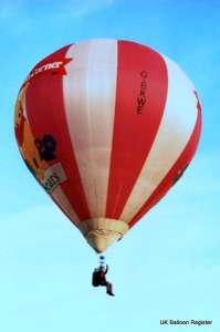 Winnie The Pooh hot air balloon G-BKWE, a Colt 17A, added to the archive 7 September 2026. Photograph by Mel Kirby