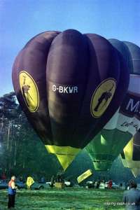 G-BKWR hot air balloon, a Cameron V-65. Photograph by Mike Clarke