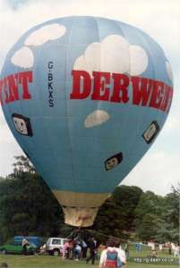 G-BKXS hot air balloon, a Colt 56A. Photograph by Bill Teasdale