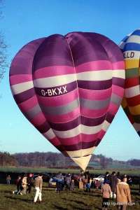 G-BKXX hot air balloon, a Cameron V-65. Photograph by Mike Clarke