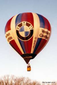 G-BKZY hot air balloon, a Cameron N-77. Photograph by Mike Clarke