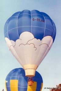 G-BLAH hot air balloon, a Thunder AX7-77. Photograph by Mark Duffy