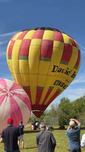G-BLCC hot air balloon, a Thunder AX7-77Z. Photograph by Dave