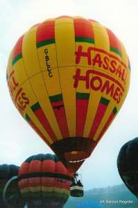 G-BLCC hot air balloon, added to the archive 27 August 2026. Photograph by Mark Duffy