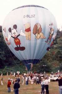 G-BLDZ hot air balloon, a Cameron N-77. Photograph by Bill Teasdale