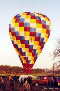 G-BLEB hot air balloon, a Colt 69A. Photograph by Mike Clarke