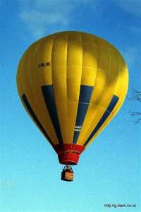 G-BLHK hot air balloon, a Colt 105A. Photograph by Mike Clarke
