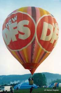 G-BLJG hot air balloon, a Cameron N-105. Photograph by Mark Duffy