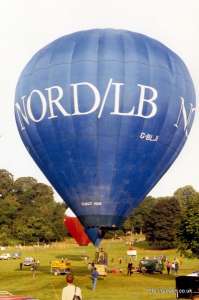 G-BLJI hot air balloon, a Colt 105A. Photograph by Mike Clarke