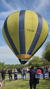 G-BLLW hot air balloon, a Colt 56B. Photograph by Dave