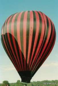 G-BLOK hot air balloon, a Colt 77A. Photograph by G Duke