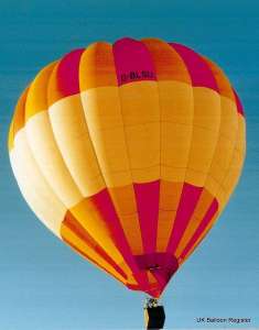 G-BLSU hot air balloon, a Cameron A-210. Photograph by G Duke