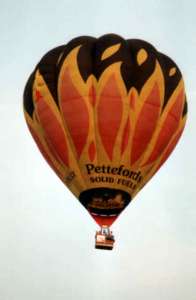G-BLSX hot air balloon, a Cameron O-105. Photograph by Paul Coman