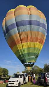 G-BLTN hot air balloon, a Thunder AX7-65. Photograph by Dave