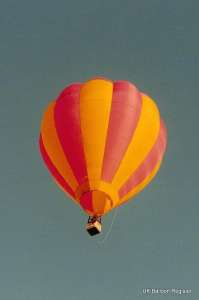 G-BLUI hot air balloon, a Thunder AX7-65. Photograph by G Duke