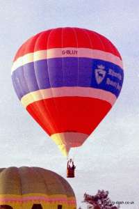 G-BLUY hot air balloon, a Colt 69A. Photograph by Mike Clarke