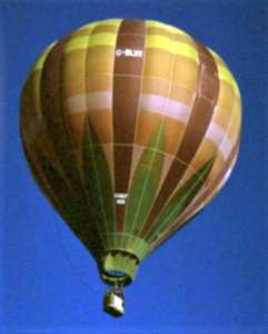 G-BLVX hot air balloon, a Colt 105A. Photograph by Chris Lane