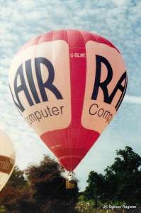 G-BLWE hot air balloon, a Thunder AND Colt Colt 90A. Photograph by Mark Duffy