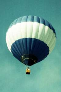 G-BLWO hot air balloon, a Cameron N-77. Photograph by Mel Kirby