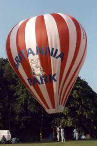 G-BLXG hot air balloon, a Thunder AND Colt Colt 21A. Photograph by Bill Teasdale
