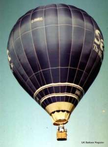 G-BMBS hot air balloon, a Thunder AND Colt Colt 105A. Photograph by Mel Kirby