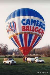 Cameron hot air balloon G-BMFU, a Cameron N-90, added to the archive 7 September 2026. Photograph by Mike Clarke