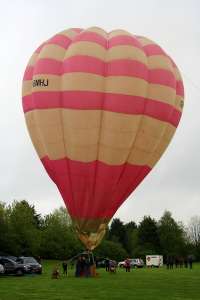 G-BMHJ hot air balloon, a Thunder AX7-65, added to the archive 7 September 2026. Photograph by G Bann