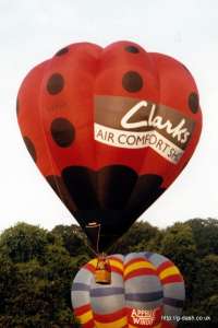 G-BMHK hot air balloon, a Cameron V-77. Photograph by Mike Clarke