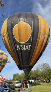 G-BMJZ hot air balloon, a Cameron N-90. Photograph by Dave