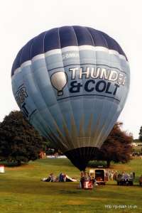 G-BMKH hot air balloon, a Thunder AND Colt Colt 105A. Photograph by Mike Clarke