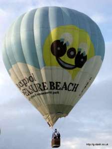 G-BMLJ hot air balloon, a Cameron N-77. Photograph by Balloon Spotters Archive