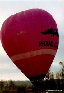 G-BMLU hot air balloon, a Thunder AND Colt Colt 90A. Photograph by G Duke