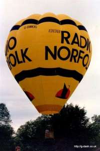 G-BMOG hot air balloon, a Thunder AX7-77, added to the archive 7 September 2026. Photograph by G Duke