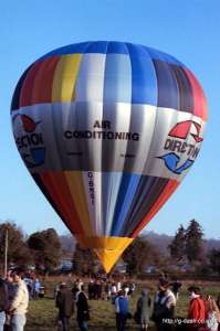 G-BMSI hot air balloon, a Cameron N-105, added to the archive 7 September 2026. Photograph by Mike Clarke