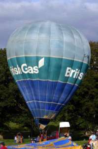 G-BMYA hot air balloon, a Thunder AND Colt Colt 56A. Photograph by Bill Teasdale