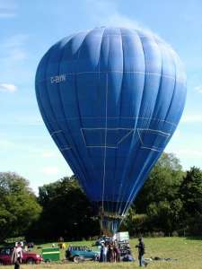 G-BMYN hot air balloon, a Thunder AND Colt Colt 77A, added to the archive 7 September 2026. Photograph by Balloon Spotters Archive
