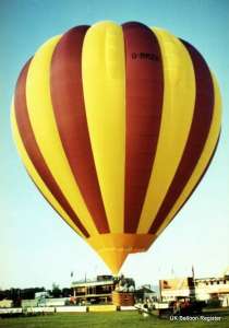 G-BMZH hot air balloon, a Cameron A-140. Photograph by Mel Kirby