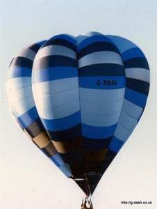 G-BNAW hot air balloon, a Cameron V-65. Photograph by G Duke