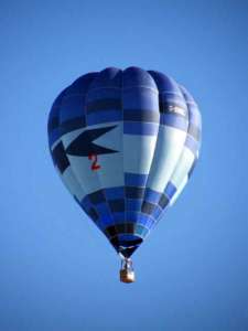 G-BNBL hot air balloon, a Thunder AX7-77. Photograph by Paul Feltham